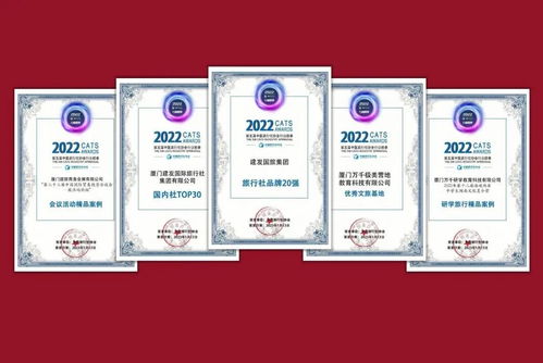 建发旅游集团投资企业国旅集团连续第五年上榜中国旅行社协会行业榜单